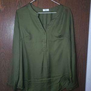 Victoria Leland Designs Green Blouse